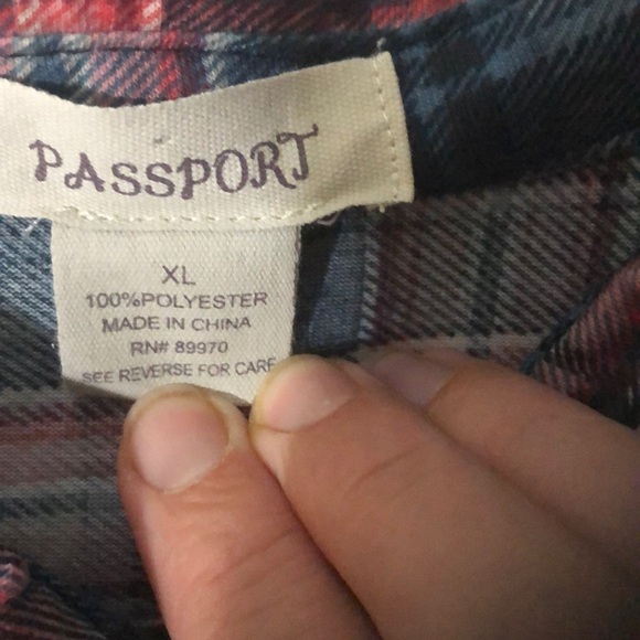 MIRANDA Plaid button down shirt XL - Picture 2 of 5